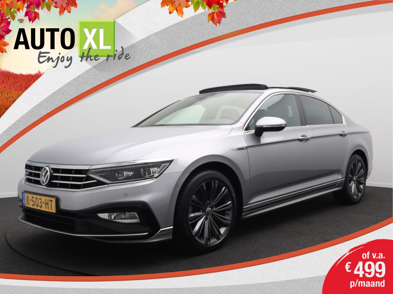 Volkswagen Passat - 1.5 TSI 150PK Aut. R-Line NW Model Pano-dak 360*Camera Leder - AutoWereld.nl