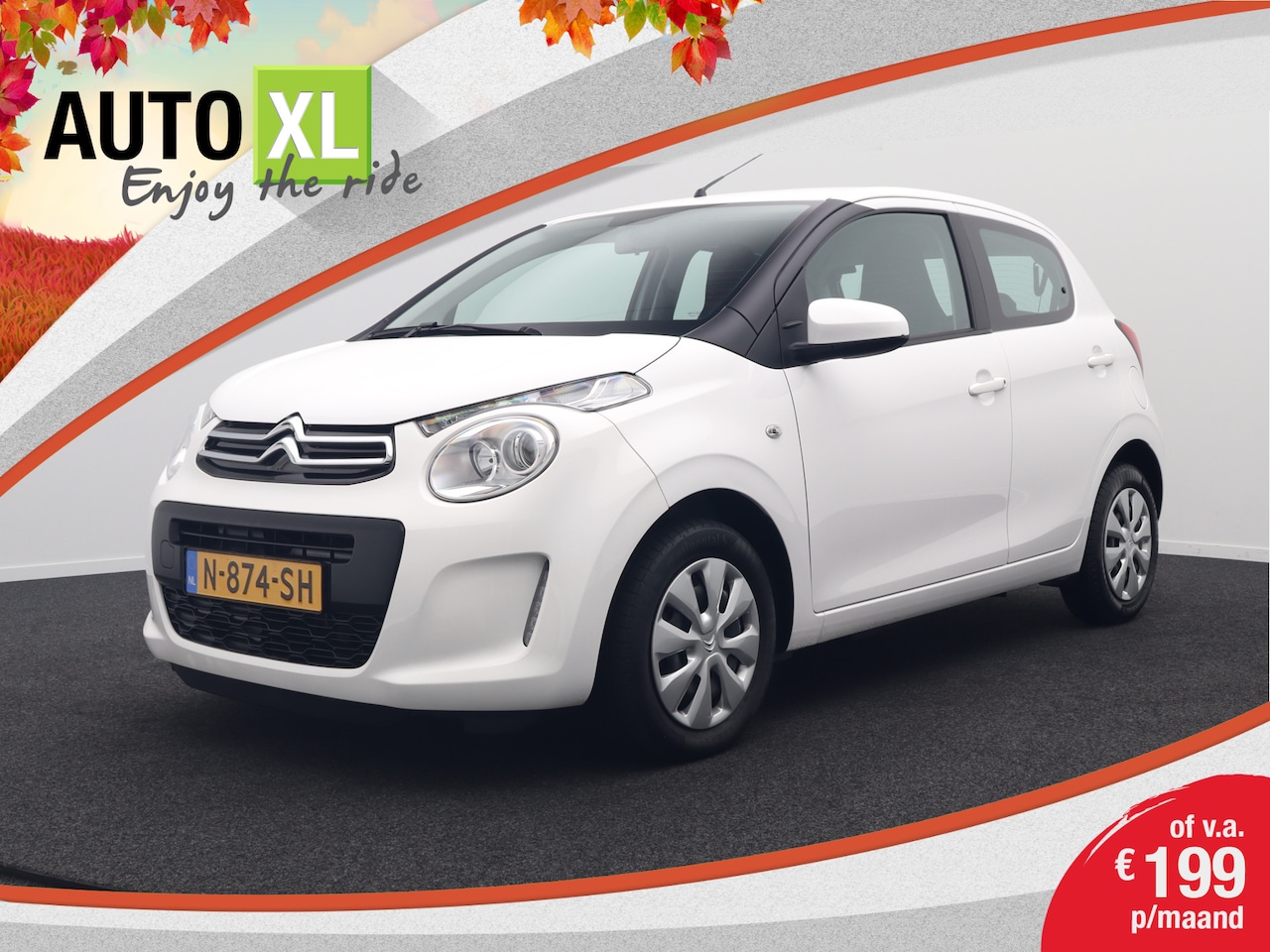 Citroën C1 - 1.0 VTi 73 PK Feel Airco Bluetooth LED - AutoWereld.nl