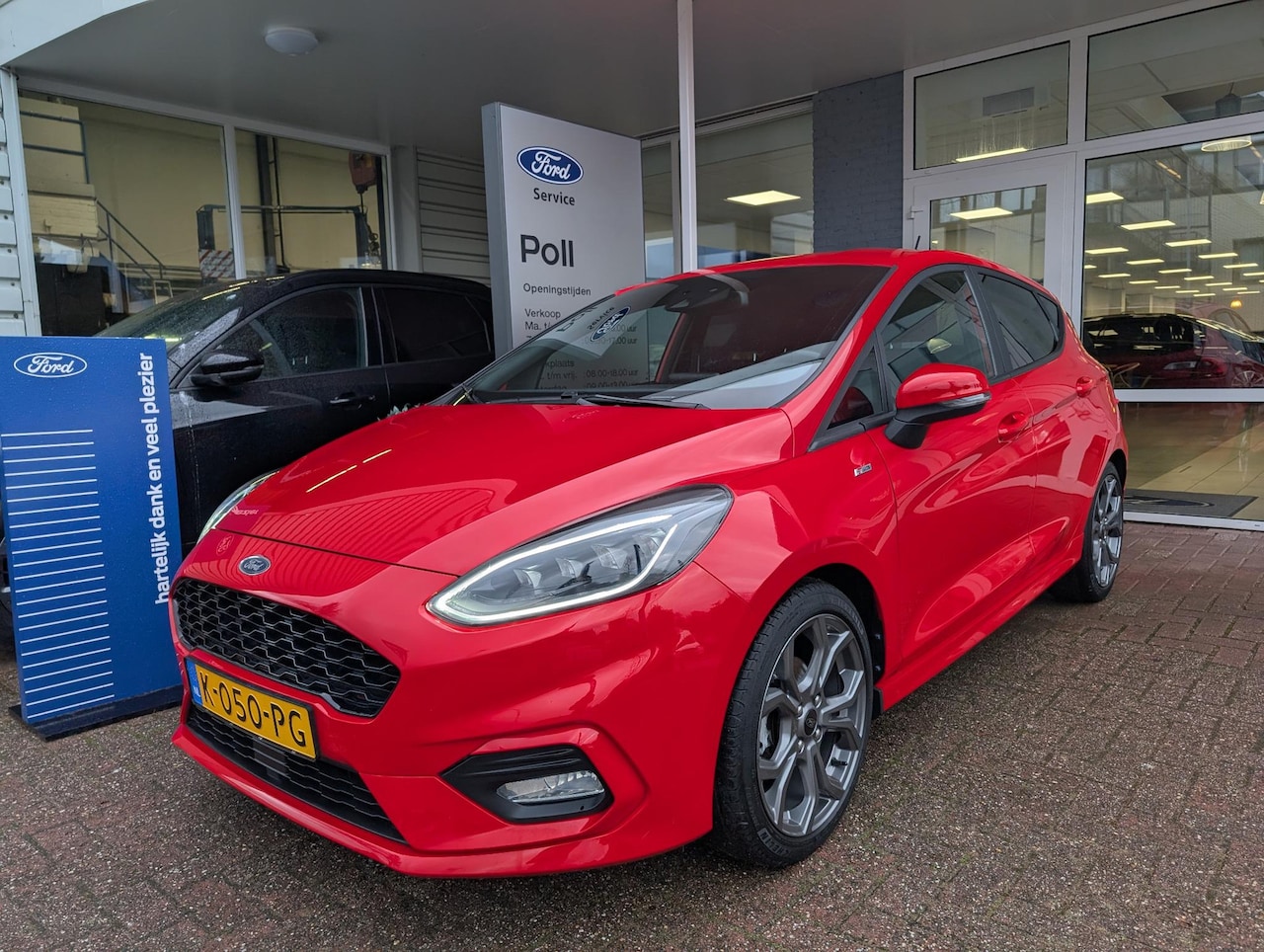 Ford Fiesta - 100pk EcoBoost ST-Line Full LED Climat Cruise control ST Dakspoiler Privacy Glass Dealeron - AutoWereld.nl