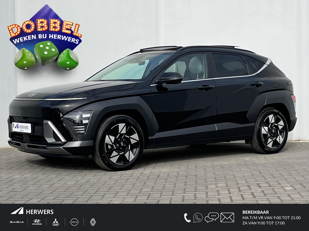 Hyundai Kona - 1.6 GDI HEV Premium Sky / €1750,- Voordeel / Uit Voorraad Leverbaar / Schuif-/kanteldak / - AutoWereld.nl