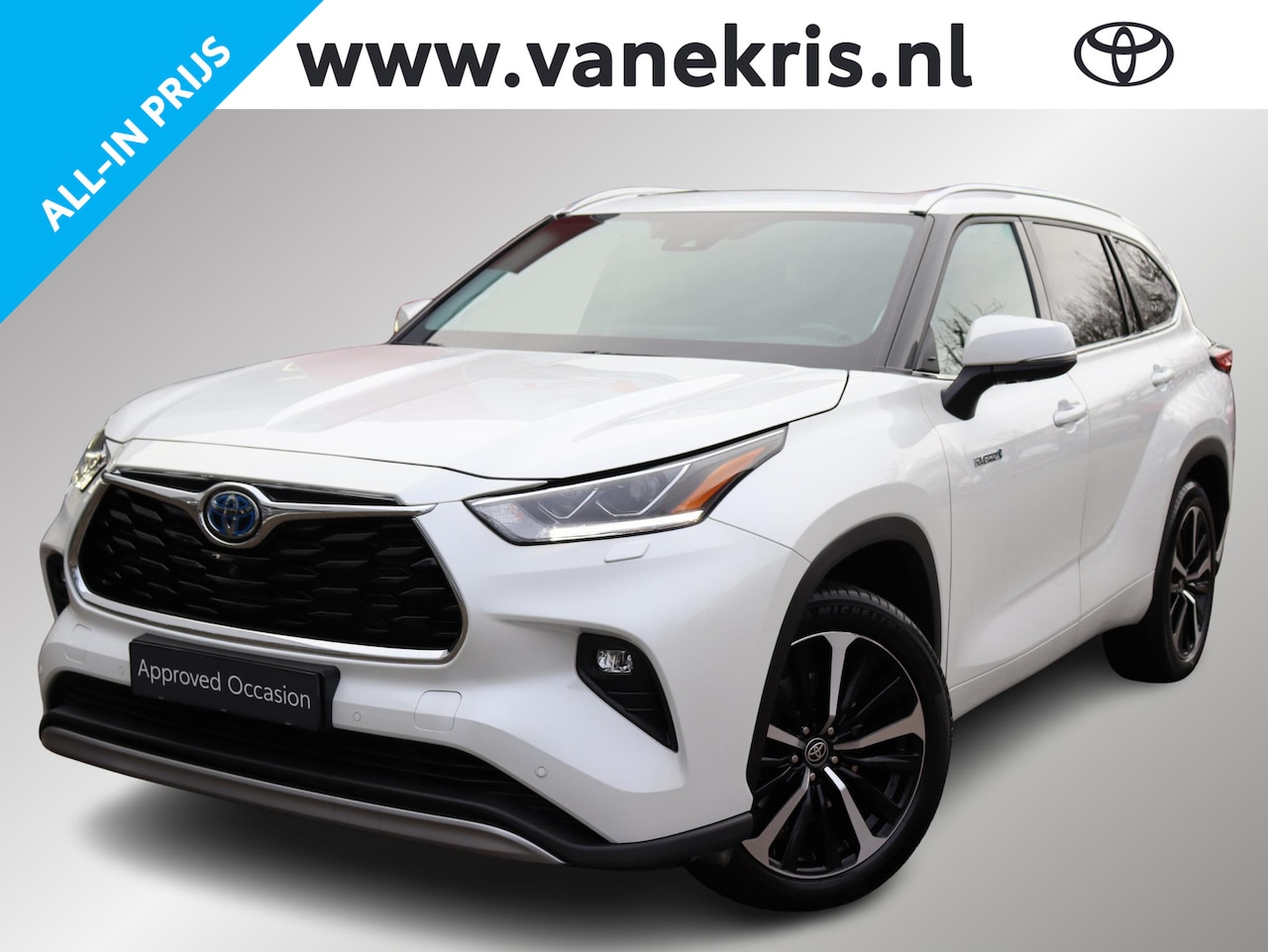 Toyota Highlander - 2.5 AWD Hybrid Premium 2.5 AWD Hybrid Premium, Panodak - AutoWereld.nl