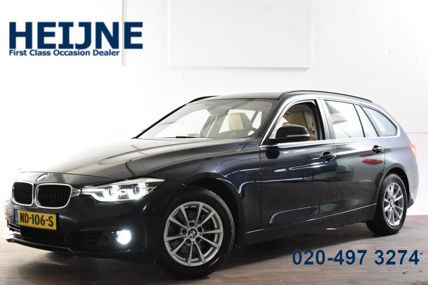 BMW 3-serie Touring - 318IA AUT. EXECUTIVE LEDER/PANORAMADAK - AutoWereld.nl