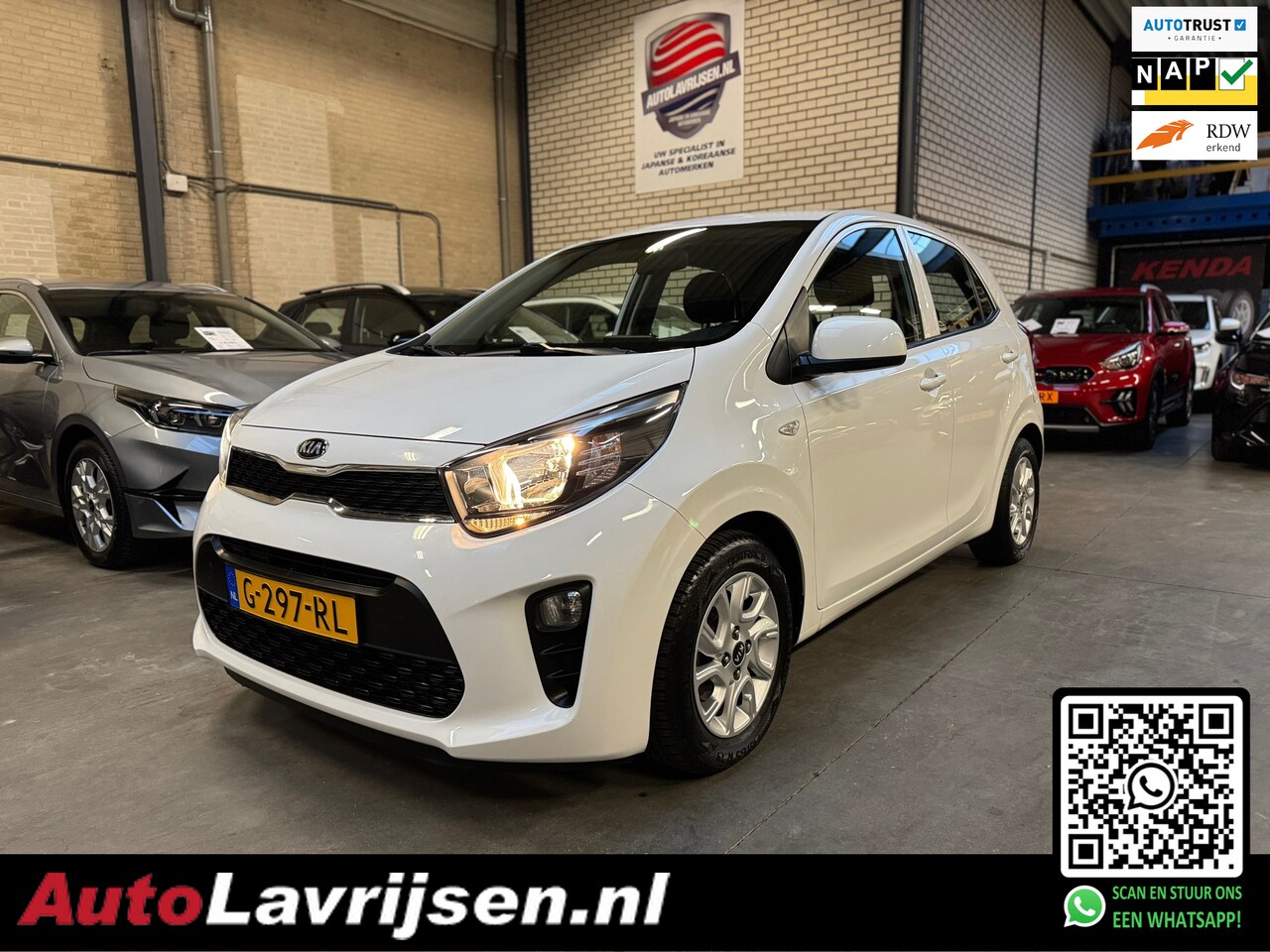 Kia Picanto - DYNAMIC PLUSLINE NAVIGATIE / CAMERA CRUISE AIRCO NL AUTO NAP!! - AutoWereld.nl