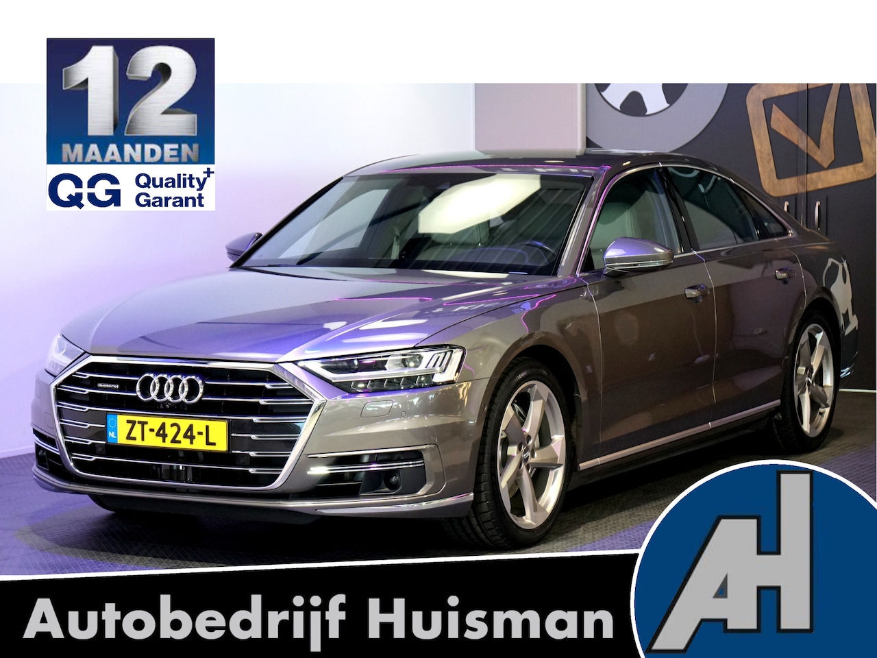 Audi A8 - 50 TDI Quattro 210kW/286pk Aut8 Pro Line Plus BANG&OLUFSEN + SOFTCLOSE + LUCHTVERING + COM - AutoWereld.nl