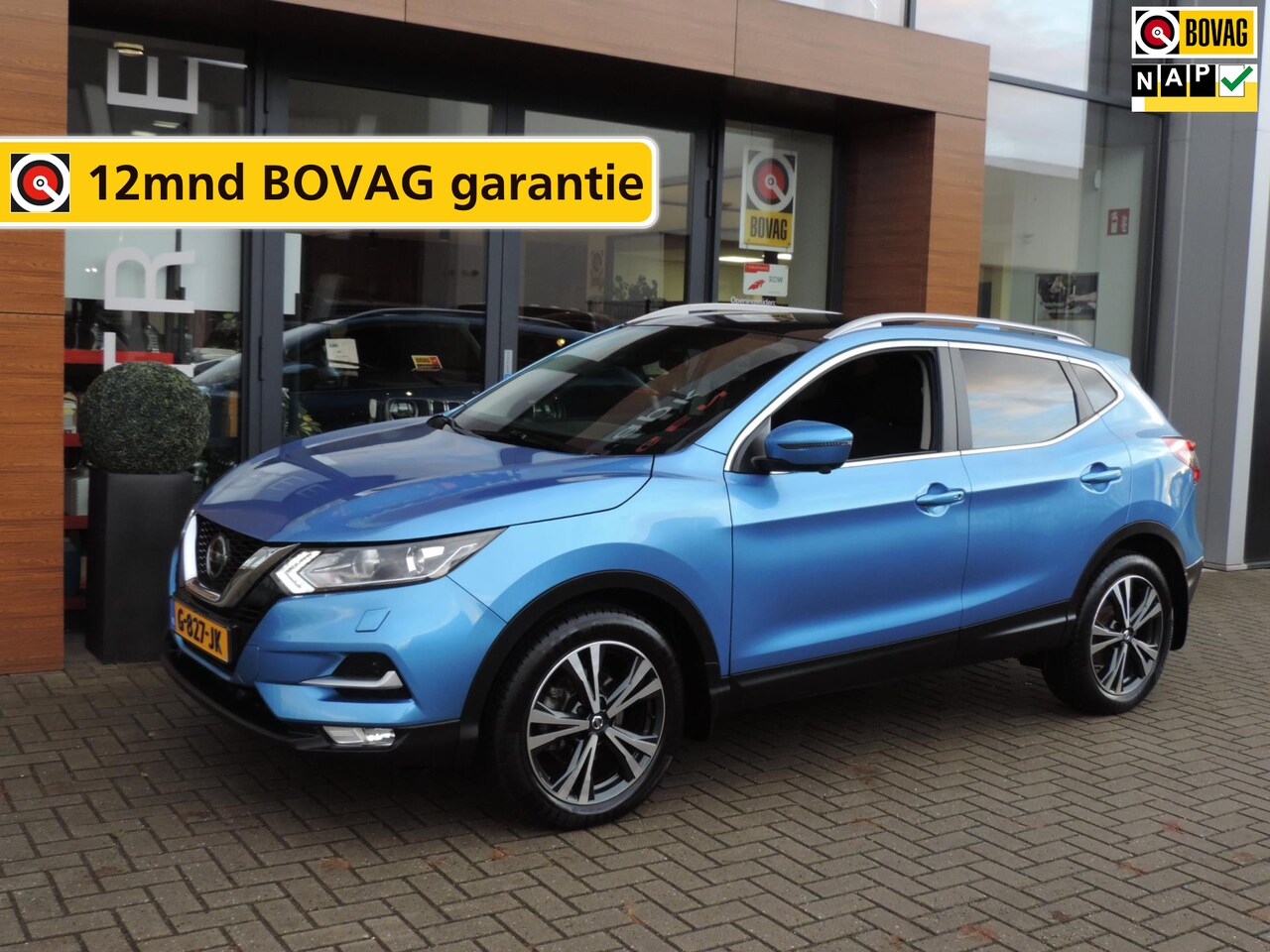 Nissan Qashqai - 1.3 DIG-T N-Connecta 160PK AUTOMAAT 84.000km | Panodak | Afn th | Stoelverw | 18” | Navi | - AutoWereld.nl