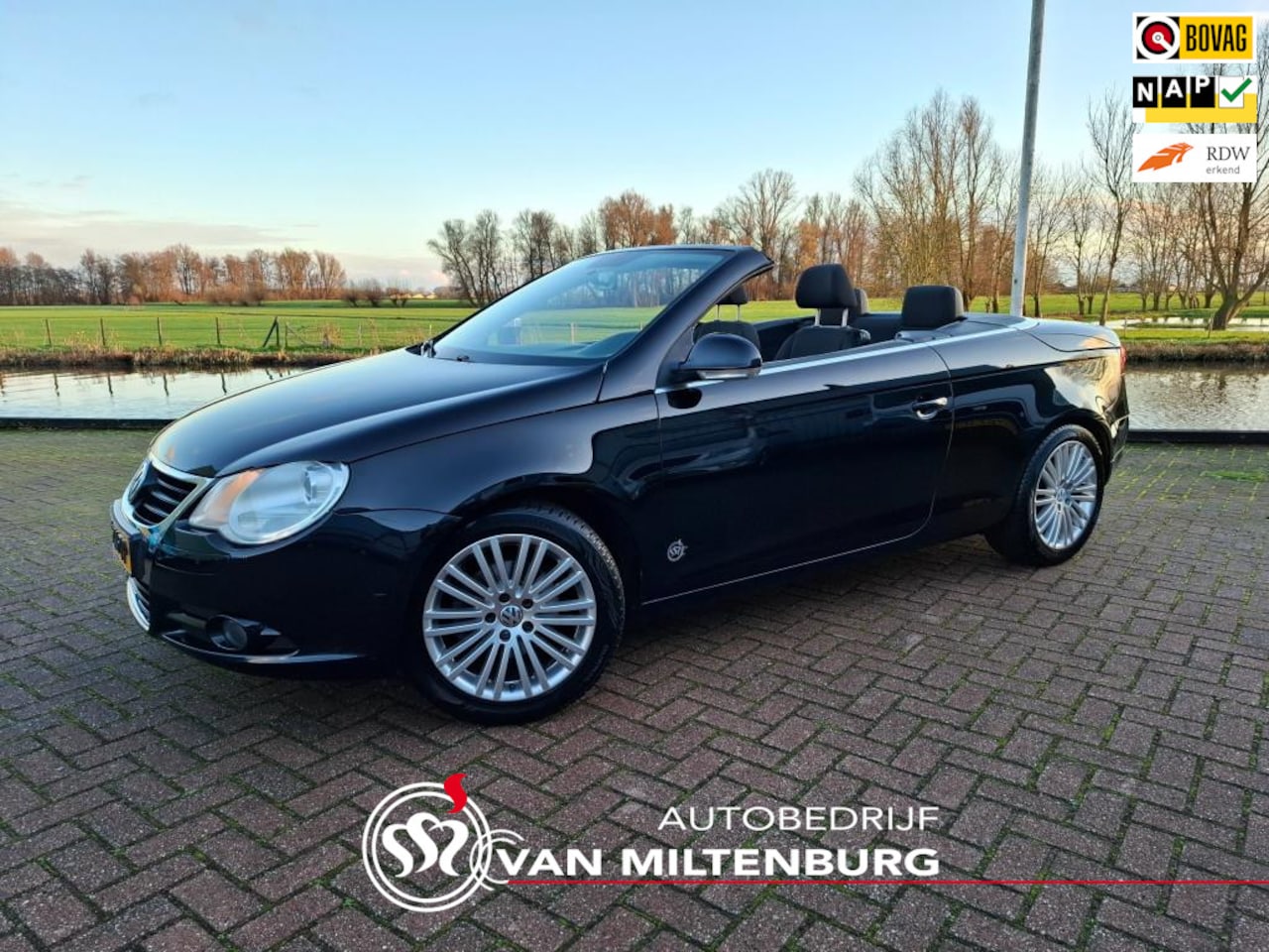 Volkswagen Eos - 2.0-16v FSI Clima Cruise PDC Trekhaak AllSeason banden - AutoWereld.nl