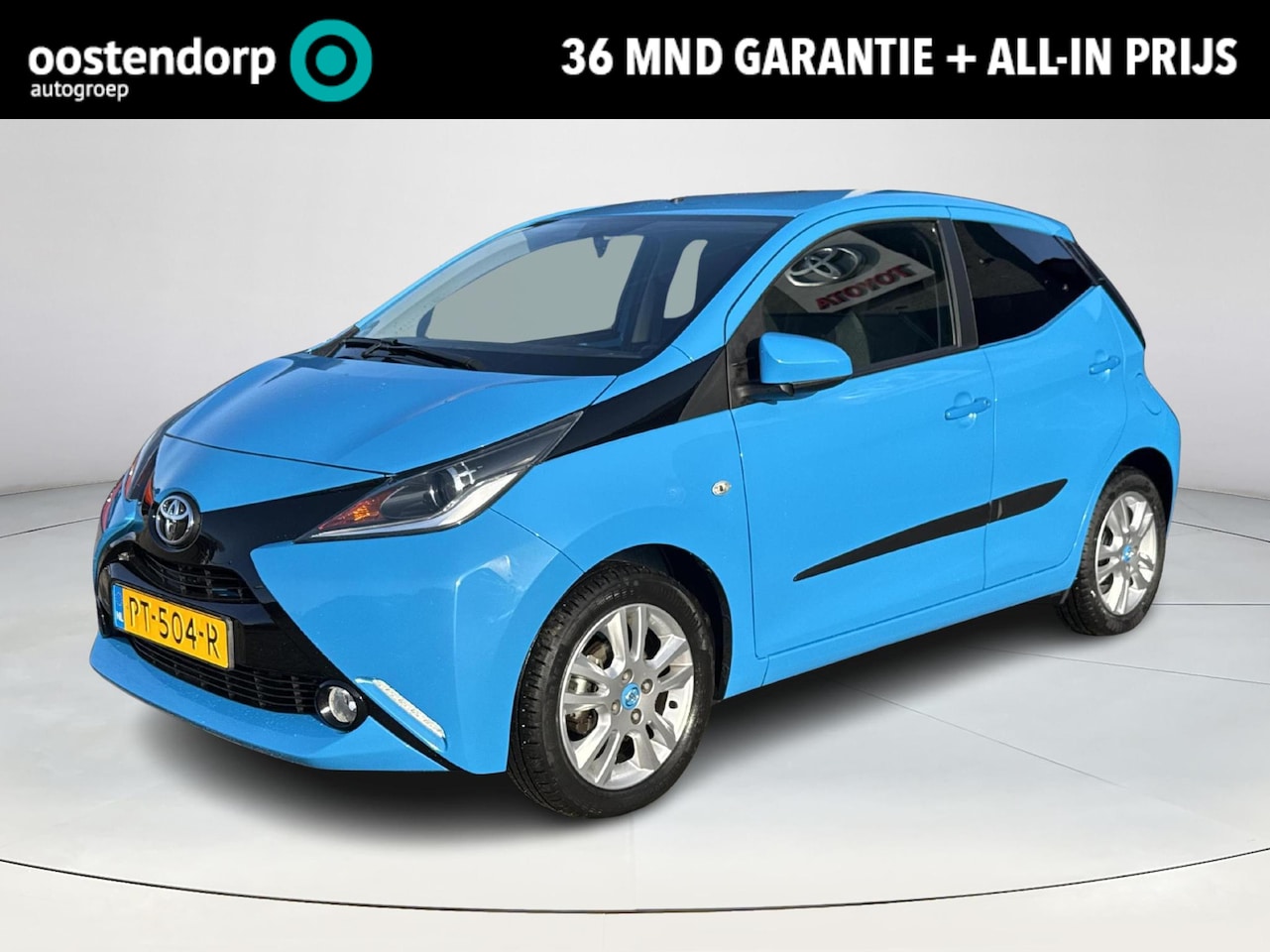 Toyota Aygo - 1.0 VVT-i x-joy **AUTOMAAT/ NAVIGATIE/ CLIMATE CONTROL/ 36 MAANDEN GARANTIE** - AutoWereld.nl