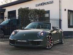 Porsche 911 Cabrio - 3.8 Carrera 4S | Sport-uitlaat | Adaptieve Sportstoelen | Bose | Olive-Green Wrap