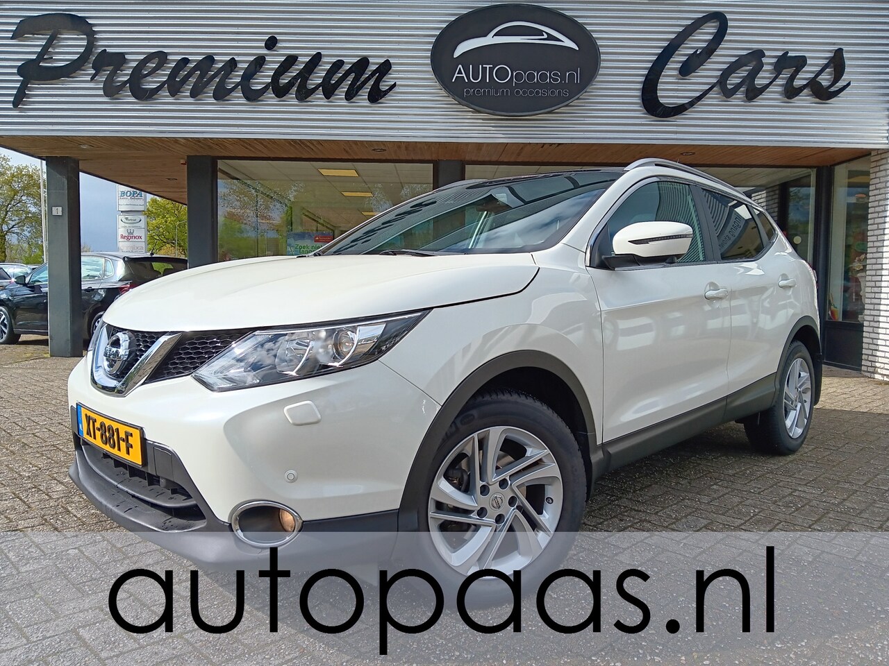 Nissan Qashqai - 1.2 116PK Automaat Tekna 17".Alle opties|Parelmoerwit|Nieuwstaat! - AutoWereld.nl