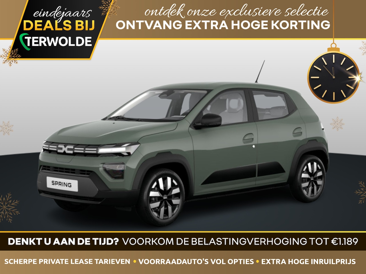 Dacia Spring - Electric 65 1AT Expression | Cruise Control met snelheidsbegrenzer | ISOFIX-bevestigingssy - AutoWereld.nl