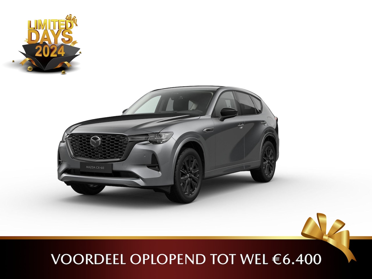 Mazda CX-60 - Mazda e-Skyactiv PHEV 327 8AT AWD - Homura - Convenience & Sound & Driver Assistance & Com - AutoWereld.nl