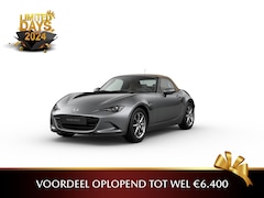 Mazda MX-5 - Roadster Skyactiv-G 132 6MT Kazari | 16-inch lichtmetalen velgen in Black Metallic (Skyact