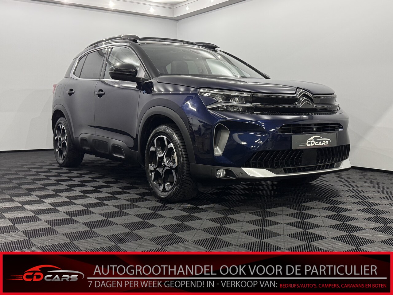 Citroën C5 Aircross - 1.6 Plug-in Hybrid Shine Pano, Leder, 360 Camera, Navi, Virtual desk, Cruise control adapt - AutoWereld.nl