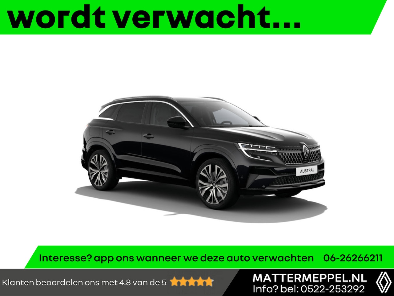 Renault Austral - 1.2 E-Tech Hybrid 200 Iconic | Trekhaak | Harman Kardon | Leer | Adaptieve Cruise Control - AutoWereld.nl