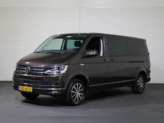 Volkswagen Transporter - 2.0 TDI 150pk L2 H1 DC Edition Automaat Airco Leer Navigatie 2x Schuifdeur