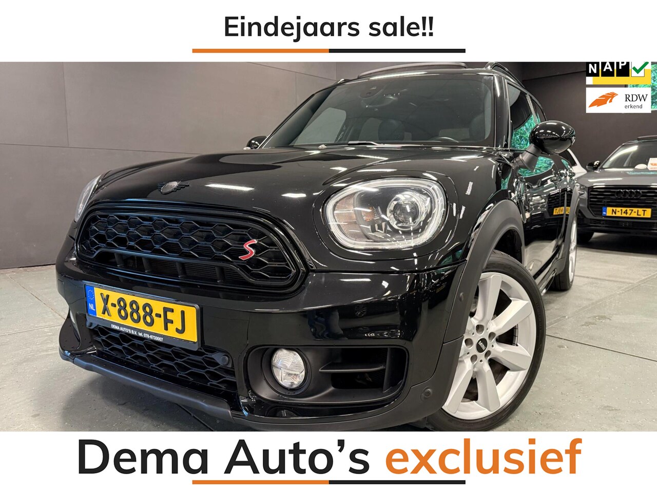 MINI Countryman - 2.0 Cooper S ALL4 Chili FACELIFT-BLACK-LINE-FULL-OPTION/// - AutoWereld.nl