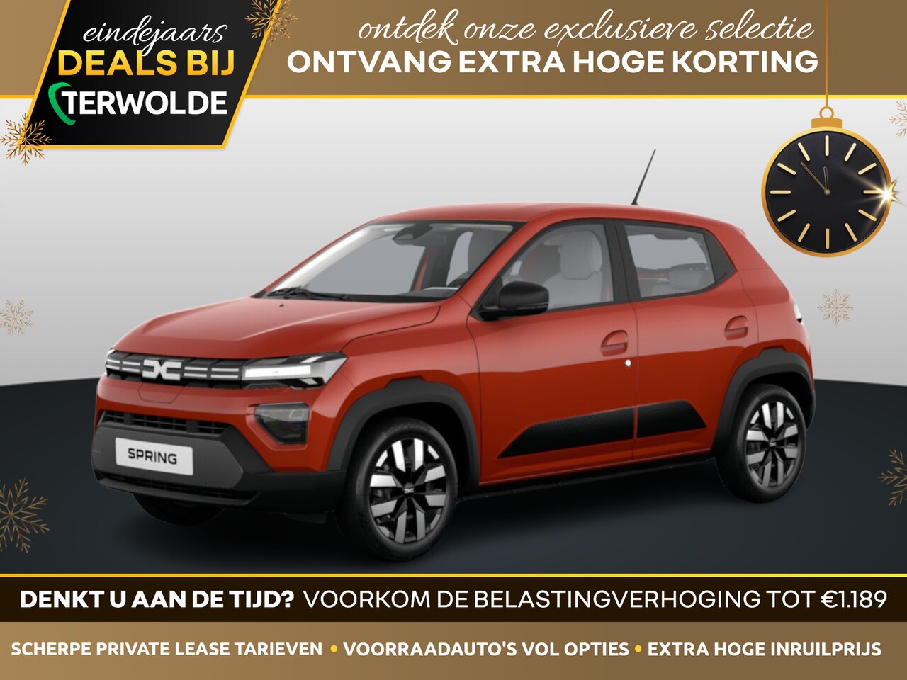 Dacia Spring - Electric 65 1AT Expression | Cruise Control met snelheidsbegrenzer | ISOFIX-bevestigingssy - AutoWereld.nl