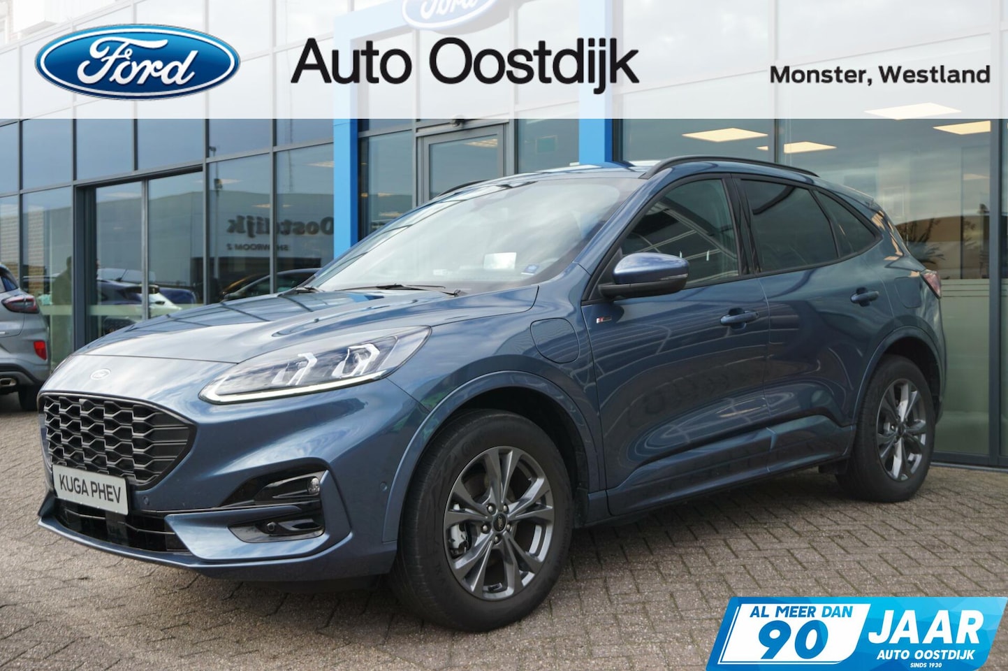 Ford Kuga - 2.5 PHEV ST-Line X 225PK Climate Navi Adaptieve Cruise Voorruitverwarming Stoelverwarming - AutoWereld.nl