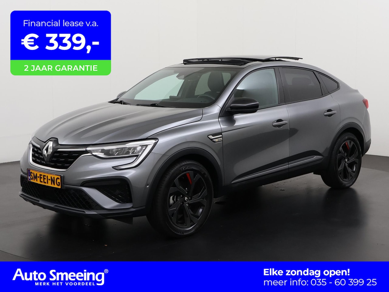 Renault Arkana - 1.6 E-Tech Hybrid R.S. Line | Trekhaak | Panoramadak | Elek stoelbed | RS | Zondag Open! - AutoWereld.nl