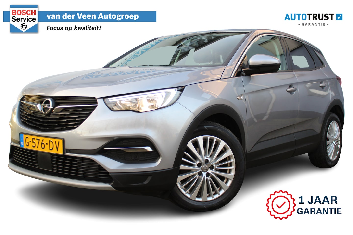 Opel Grandland X - 1.2 Turbo Business Executive | Incl. 12 maanden Garantie | 1e Eigenaar | Stoelverwarming | - AutoWereld.nl