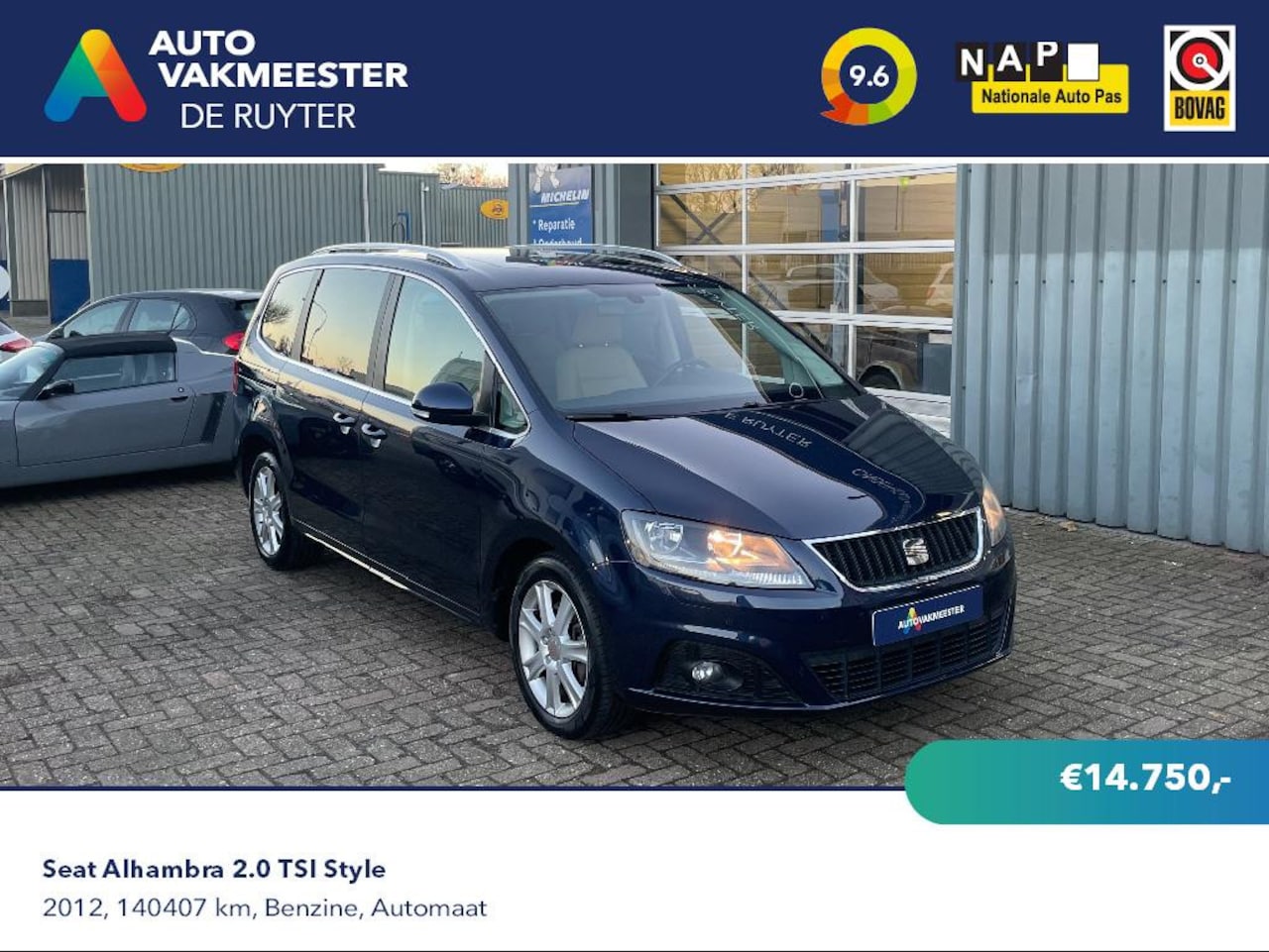 Seat Alhambra - 2.0 TSI Style 2.0 TSI Style - AutoWereld.nl