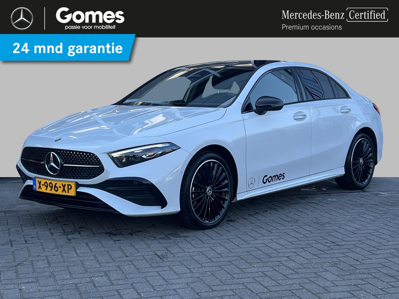 Mercedes-Benz A-klasse - 250 e AMG Line | Premium | Nightpakket | Panoramadak | Achteruitrijcamera | Memorystoelen - AutoWereld.nl