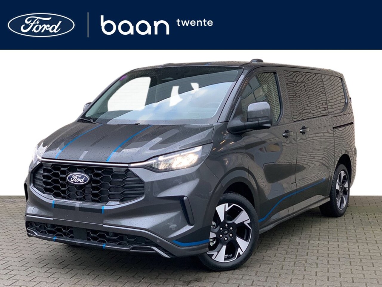 Ford Transit Custom - 320 Sport 170 PK Dubbel Cabine AWD | Standkachel | Elektr. Trekhaak | Soft Close | 19 inch - AutoWereld.nl