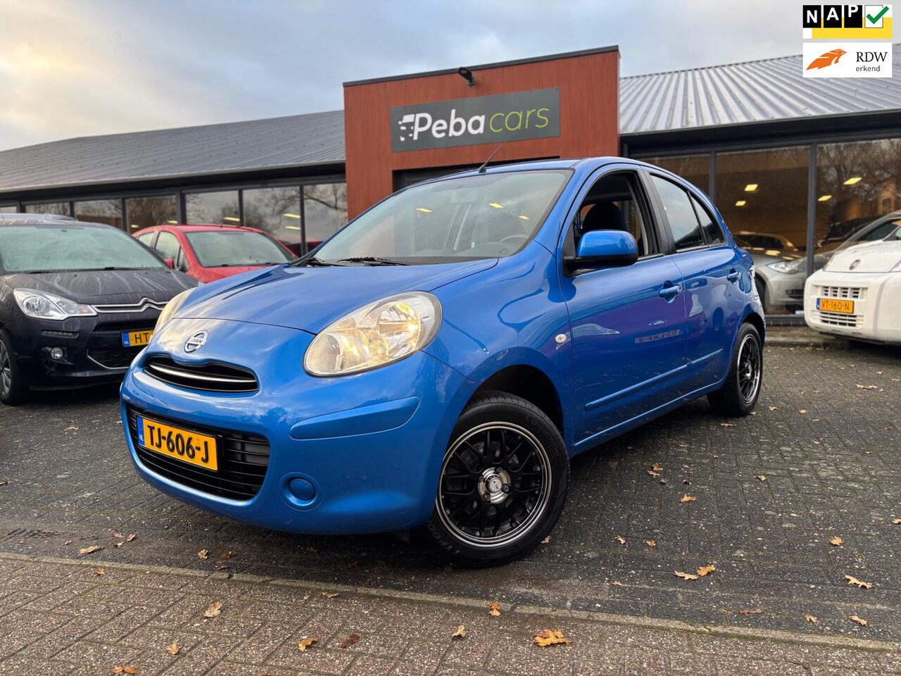 Nissan Micra - 1.2 Acenta / Airco / 15 inch Lichtmetalen velgen / Armsteun voor - AutoWereld.nl