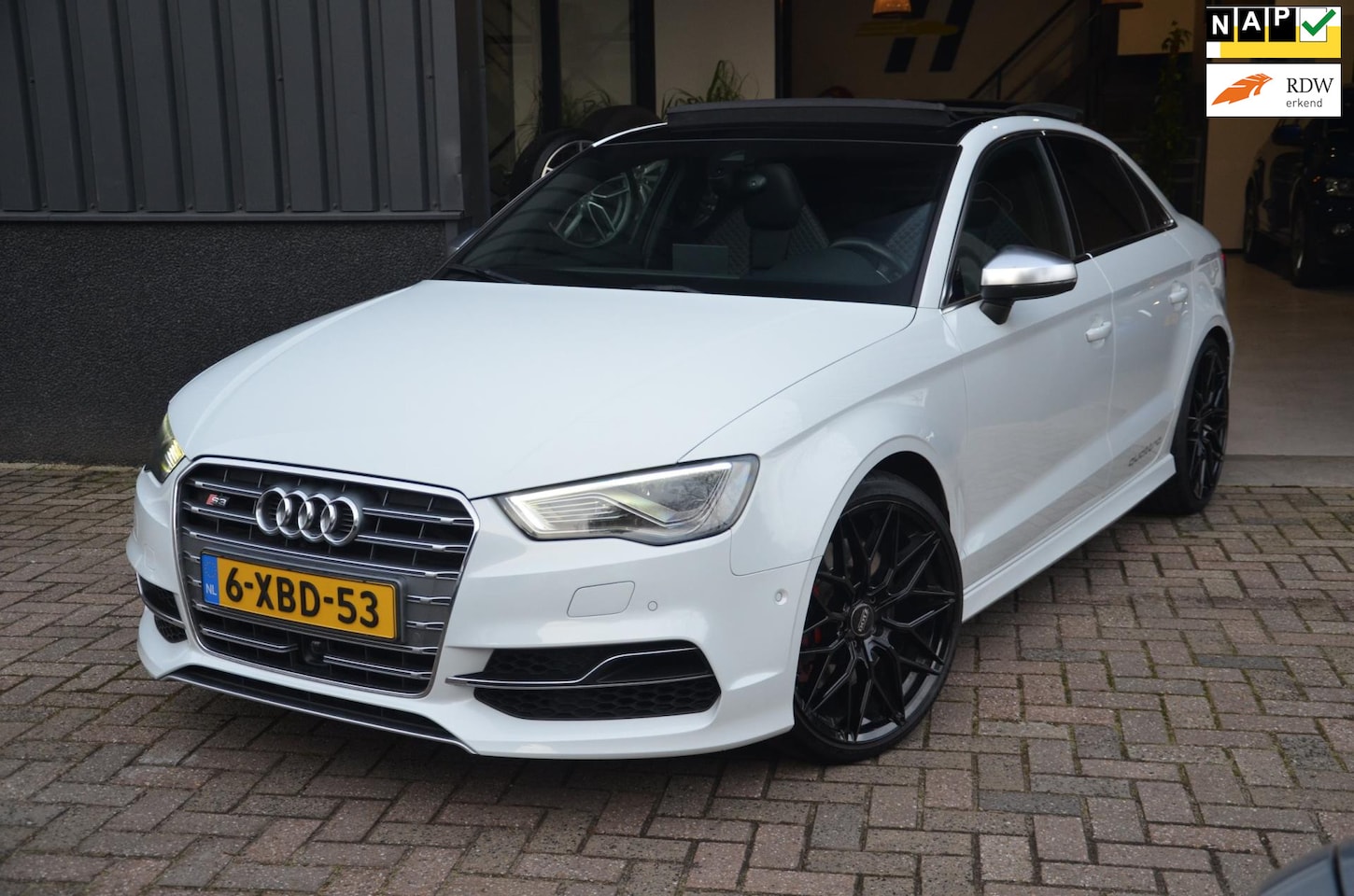 Audi S3 - Limousine 2.0TFSI quattro Pro Line Plus, Hollands, Stage2 JD 400PK, Milltec, Dealer onderh - AutoWereld.nl