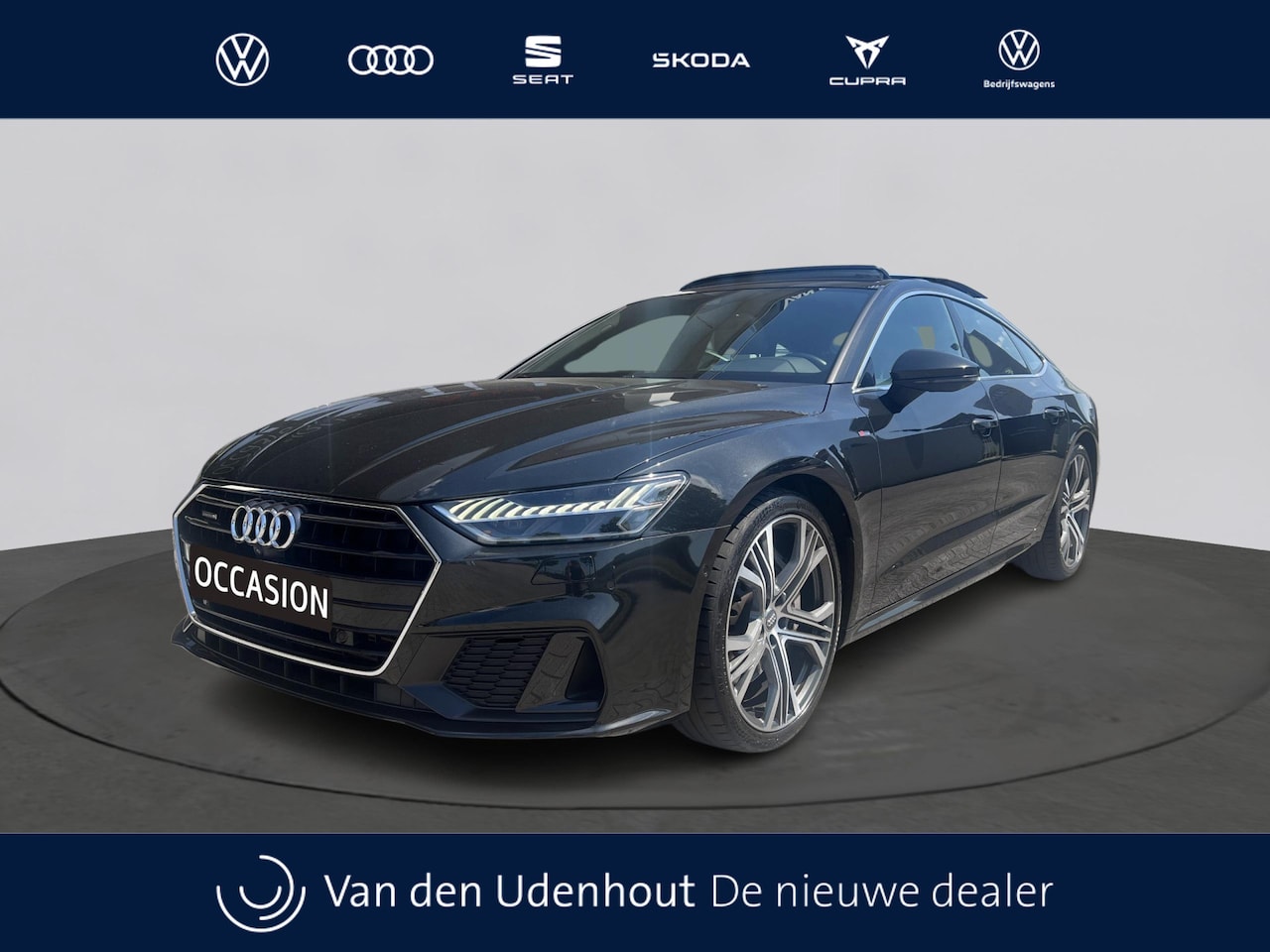 Audi A7 Sportback - 55 TFSI 340pk Quattro Pro Line S / Panoramadak / 360 Camera / B&O / LEDER - AutoWereld.nl