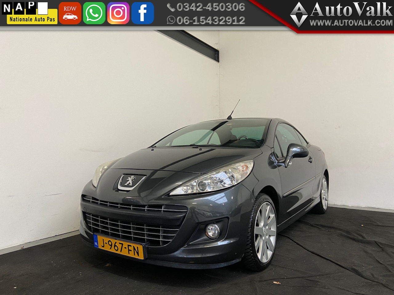 Peugeot 207 CC - 1.6 VTi Griffe 1.6 VTi Griffe - AutoWereld.nl