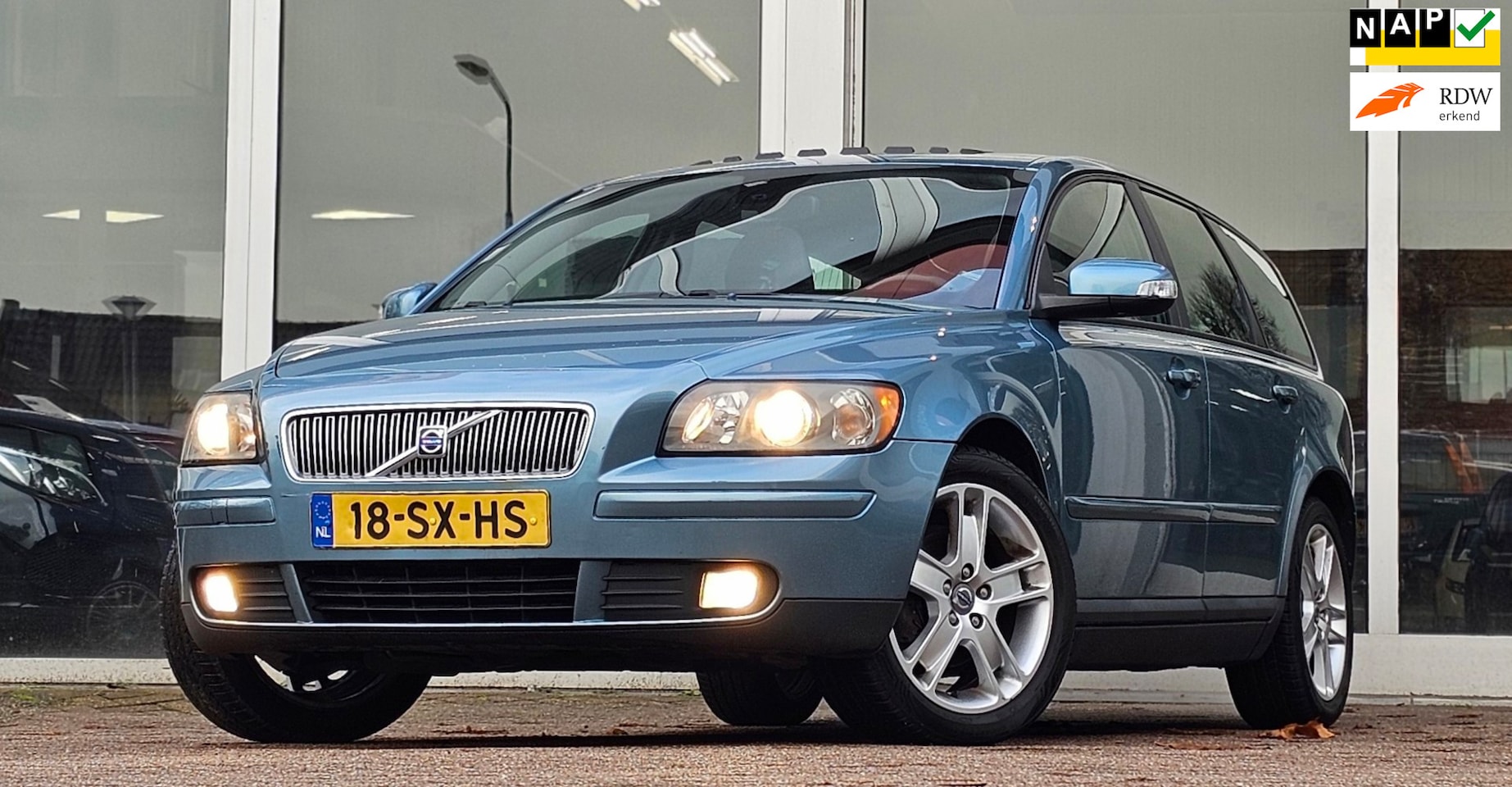 Volvo V50 - 2.0 Edition II 100% Onderhouden StoelVerw. Clima APK 01-2026! - AutoWereld.nl