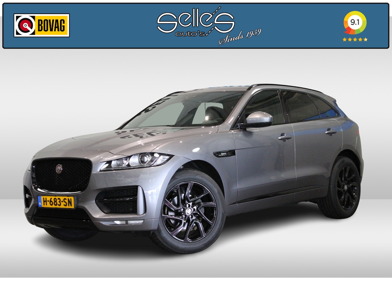 Jaguar F-Pace - 2.0t AWD Premium Sport Edition | Navigatie | Achteruitrijcamera | Lm velgen | Leder | Pano - AutoWereld.nl