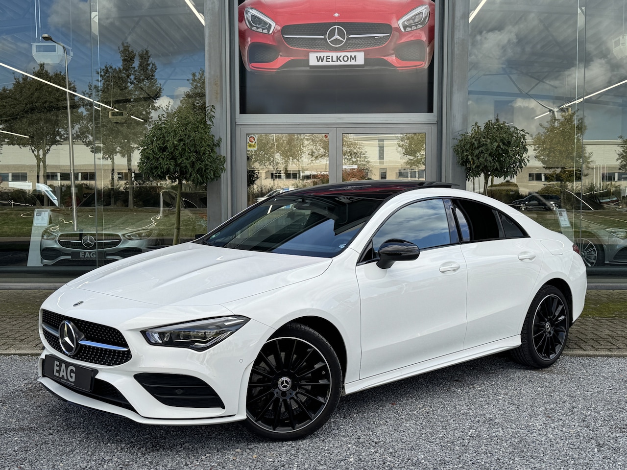 Mercedes-Benz CLA-Klasse - 250 e AMG Line Night | Panorama | Memory | Widescreen | Sfeer | 19'' AMG | - AutoWereld.nl