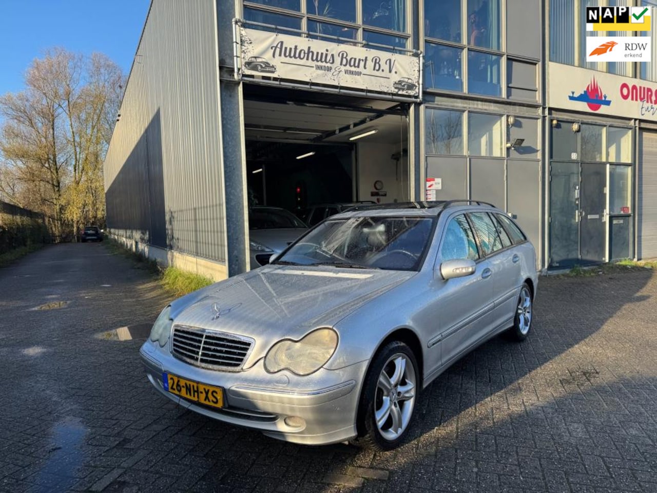 Mercedes-Benz C-klasse Combi - 240 Elegance Automaat! Leder! Nieuwe APK! NAP Logisch! - AutoWereld.nl