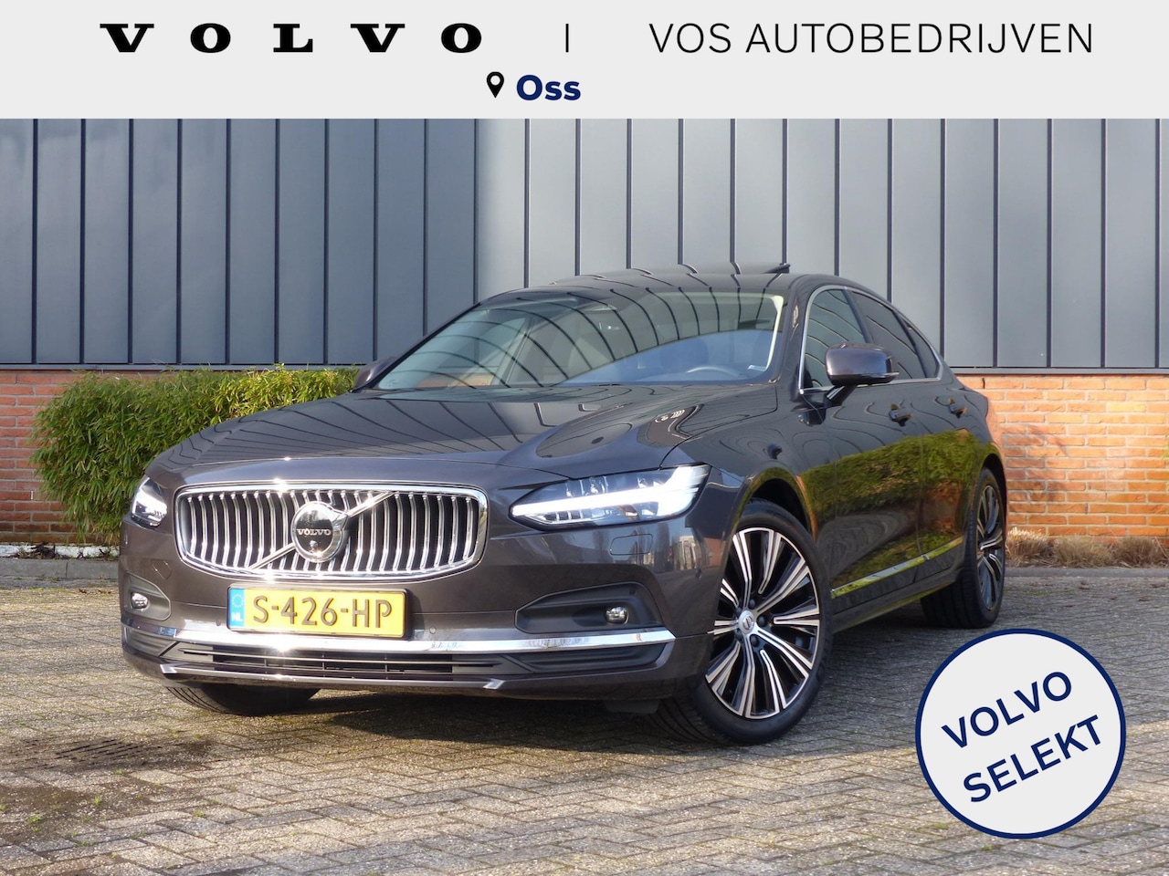 Volvo S90 - B5 Ultimate Bright |Luchtvering| Bowers & Wilkins| Nappa Leder| - AutoWereld.nl