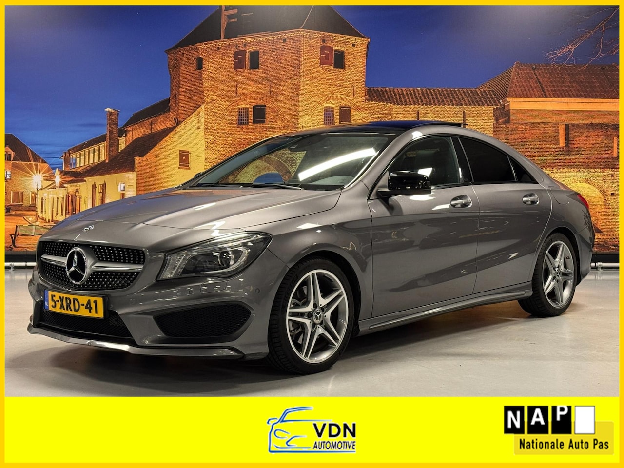 Mercedes-Benz CLA-Klasse - 250 Prestige AMG Aut Panodak Leer - AutoWereld.nl