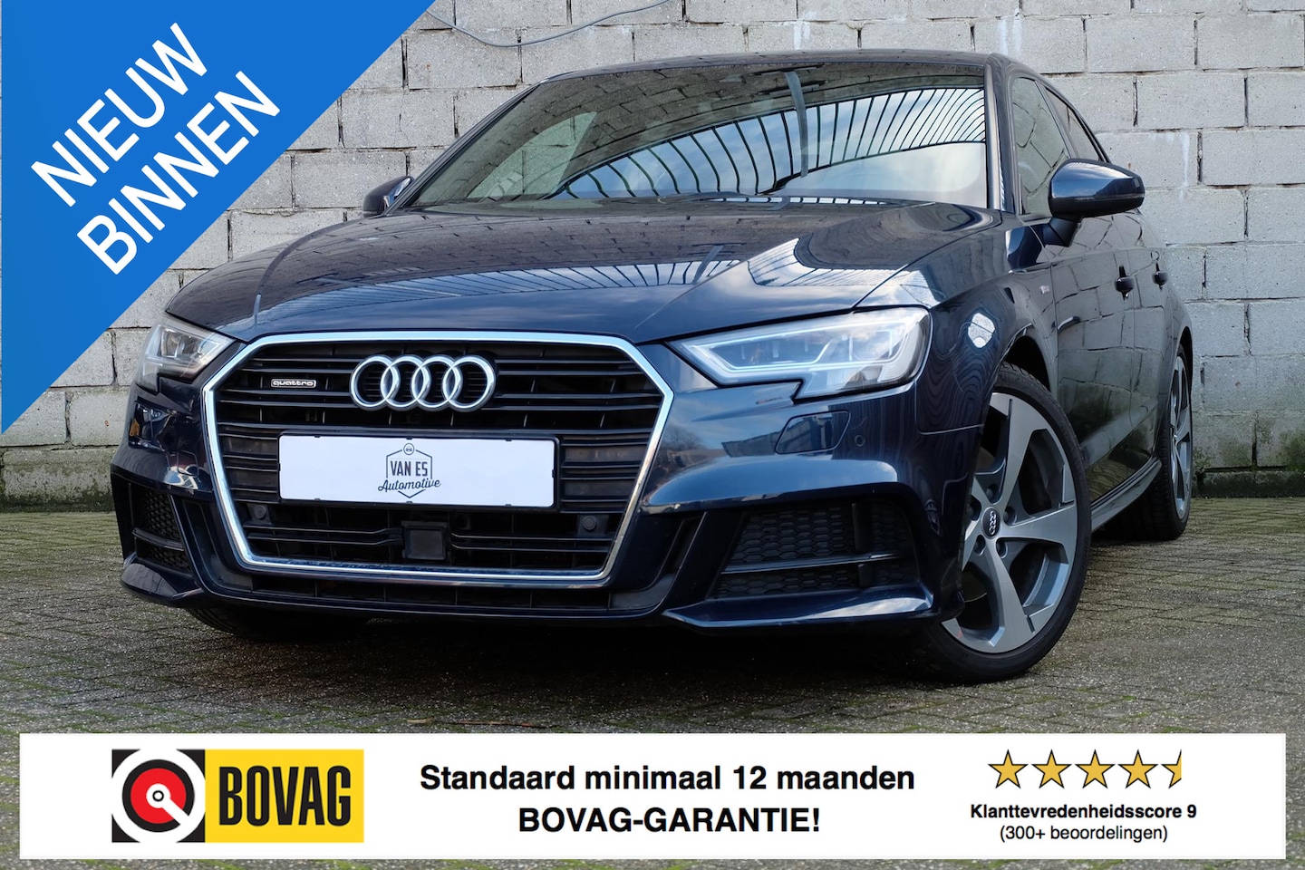 Audi A3 Sportback - 2.0 TFSI quattro Sport S Line Edition / ACC / Matrix LED / 18" - AutoWereld.nl