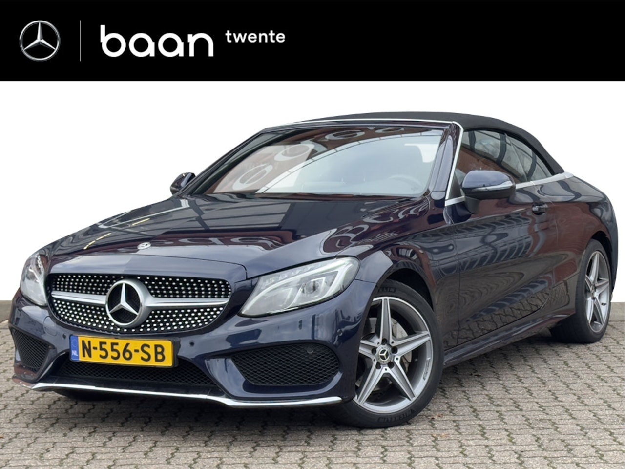 Mercedes-Benz C-klasse Cabrio - C 200 4-Matic AMG Line | Comfortpakket | Airscarf | Achteruitrijcamera | Stoelverwarming - AutoWereld.nl