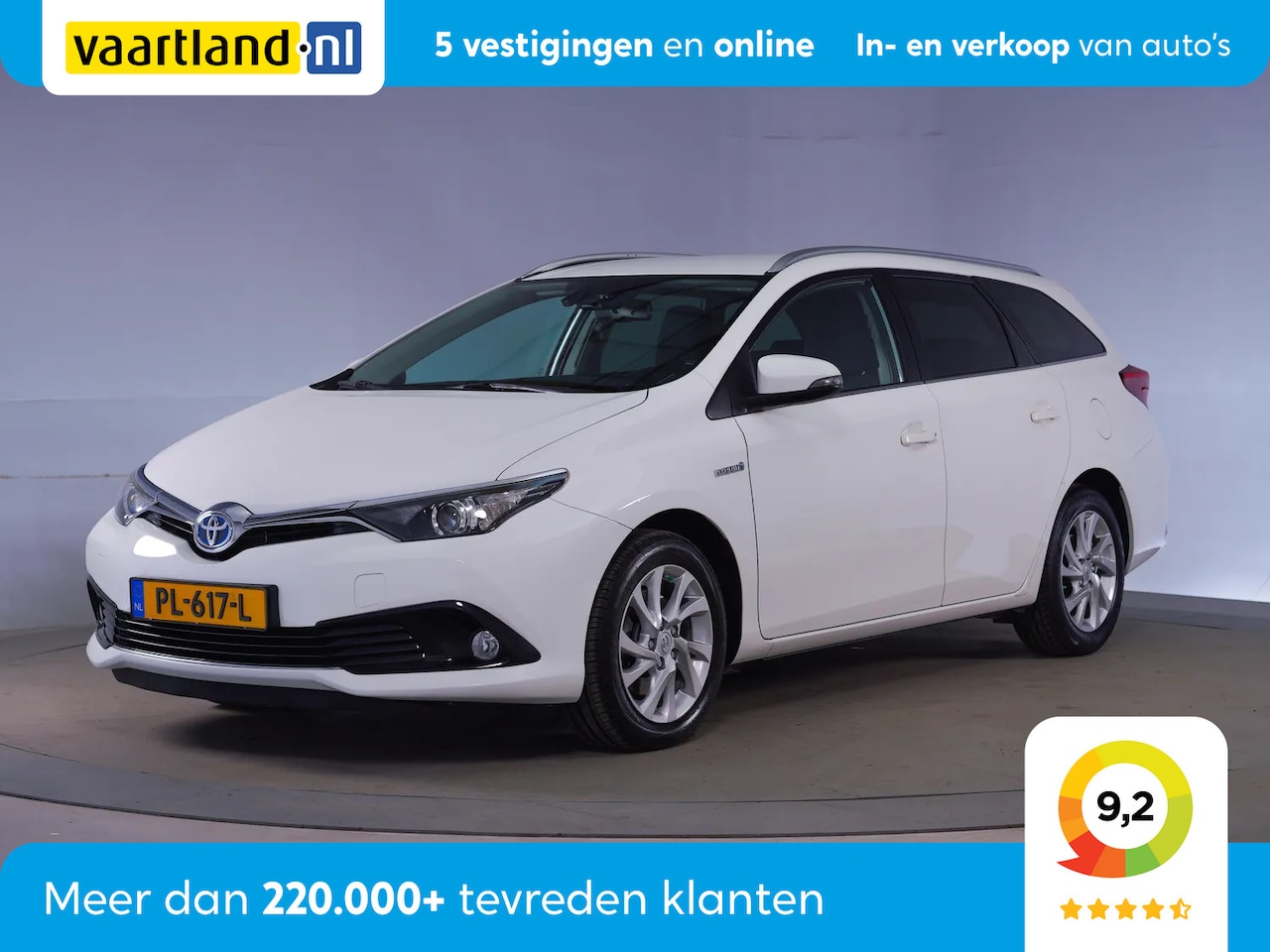 Toyota Auris Touring Sports - 1.8 Hybrid Dynamic Go [ Navi Camera Climate ] - AutoWereld.nl