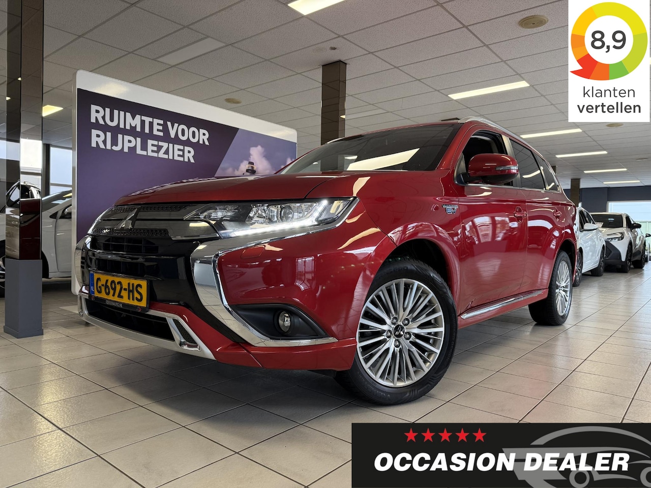 Mitsubishi Outlander - 2.4 PHEV Pure *CAM*18LM*APP CON*TREKHAAK*1e EIG* - AutoWereld.nl