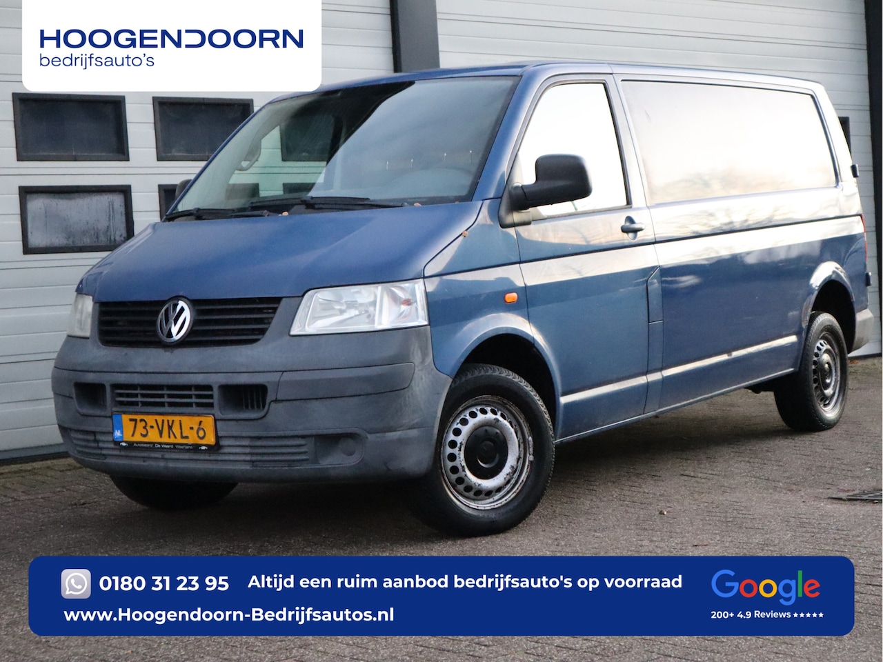 Volkswagen Transporter - 2.5 TDI 131pk - L2 Lang - Airco - Trekhaak - AutoWereld.nl