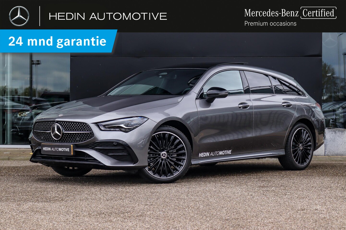 Mercedes-Benz CLA-klasse Shooting Brake - CLA 250e Automaat AMG Line | Nightpakket | Panoramadak | Sfeerverlichting | Keyless-Go | S - AutoWereld.nl