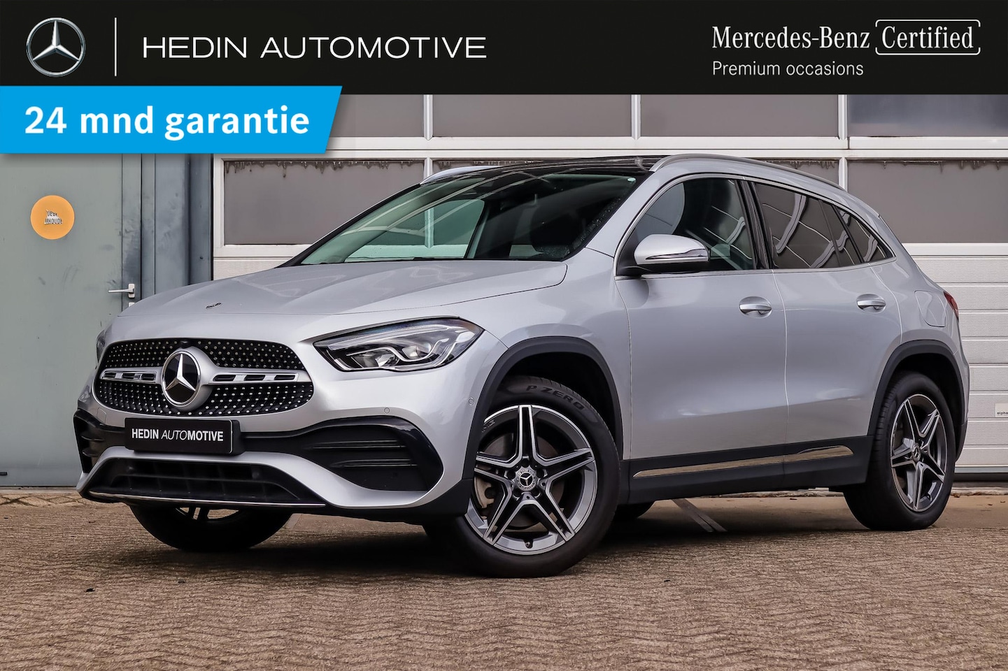 Mercedes-Benz GLA-Klasse - GLA 250e Automaat AMG Line | Panoramadak | LED | Sfeerverlichting | Stoelverwarming | Spie - AutoWereld.nl