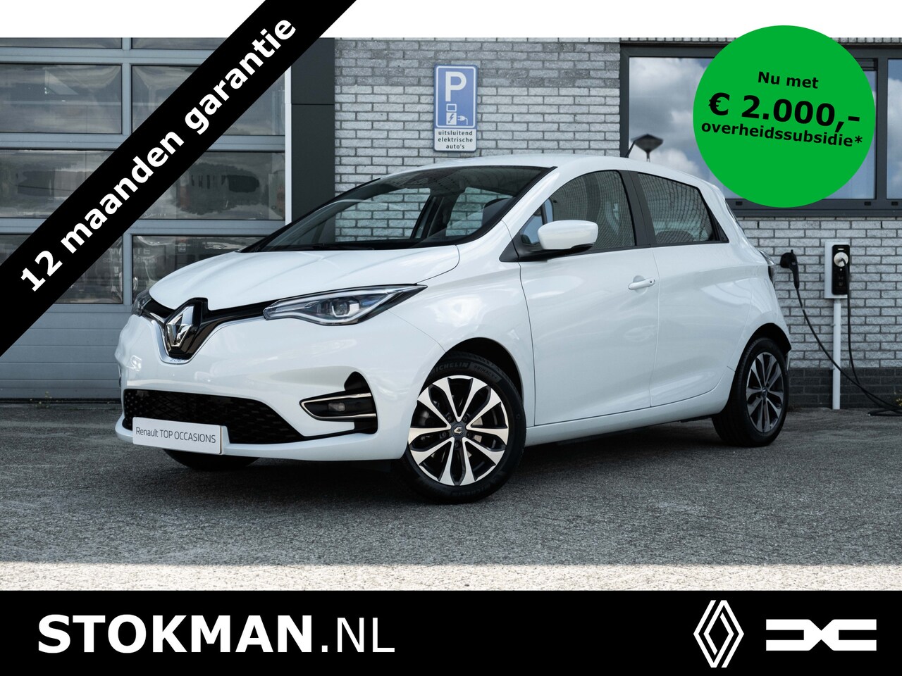 Renault Zoe - R 135 PK Zen 52 kWh (ex Accu) | ECC | navigatie | Parkeersensoren achter | afkoop accuhuur - AutoWereld.nl