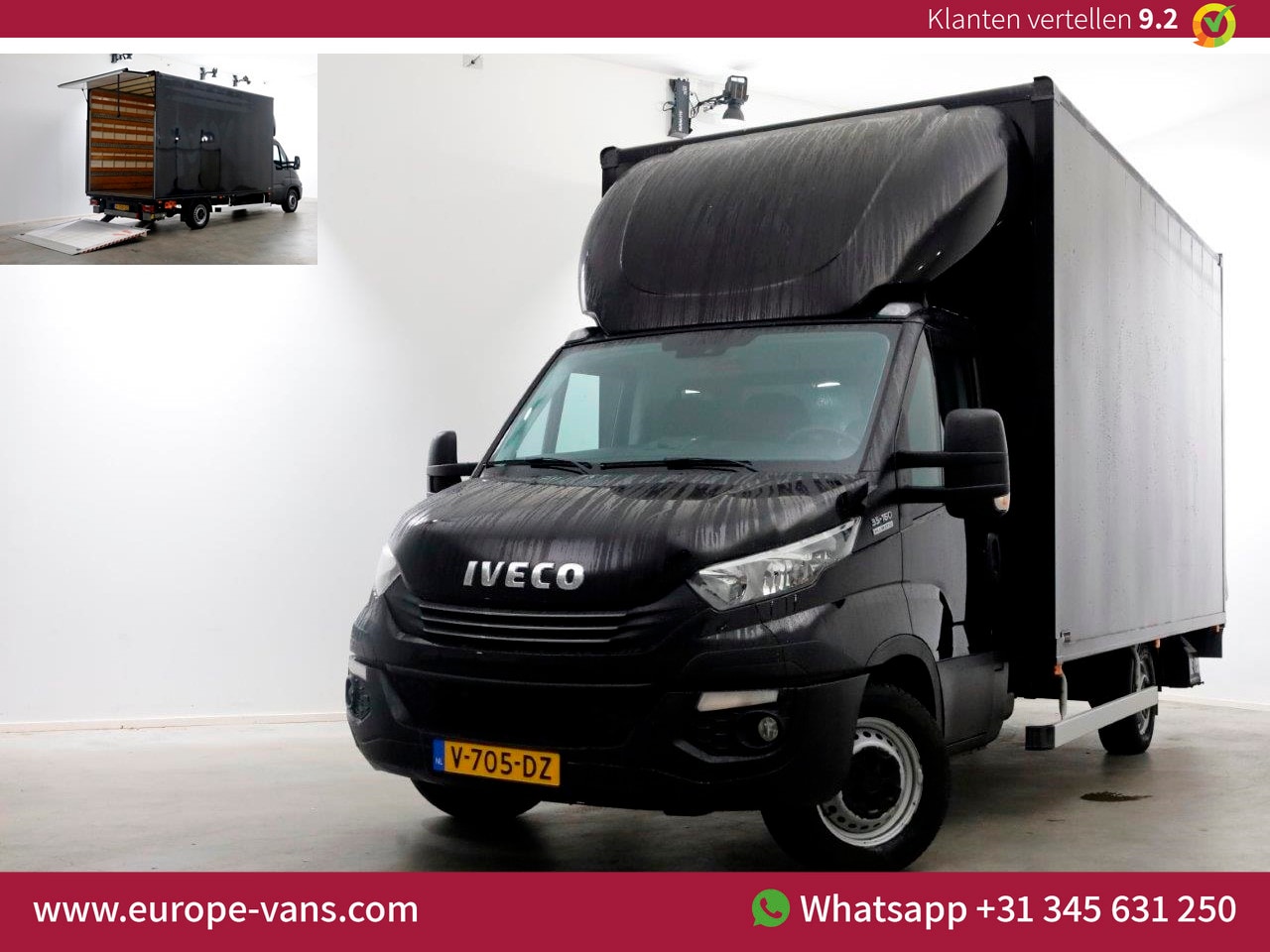 Iveco Daily - 35S16 155pk E6 HiMatic Automaat XXL Bakwagen met laadklep Extra Hoog 243cm 03-2017 - AutoWereld.nl