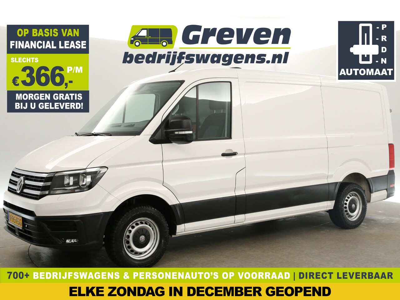 Volkswagen Crafter - 35 2.0 TDI L3H2 177PK | 3000KG Trekgew. DSG Automaat Airco Camera Carplay Cruise Massagest - AutoWereld.nl