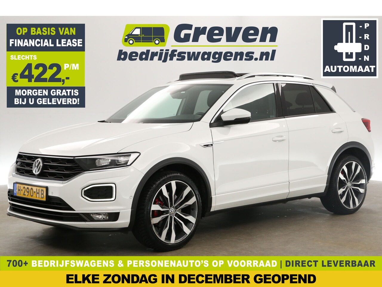 Volkswagen T-Roc - 1.5 TSI R-line 150PK Automaat Pano ACC Clima Camera Carplay LED Navi 19"LMV Virtual DSG Tr - AutoWereld.nl