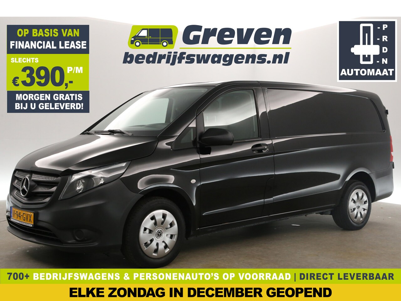 Mercedes-Benz Vito - 114 CDI Lang Automaat Airco Cruise 3 Persoons Elektrpakket Schuifdeur - AutoWereld.nl