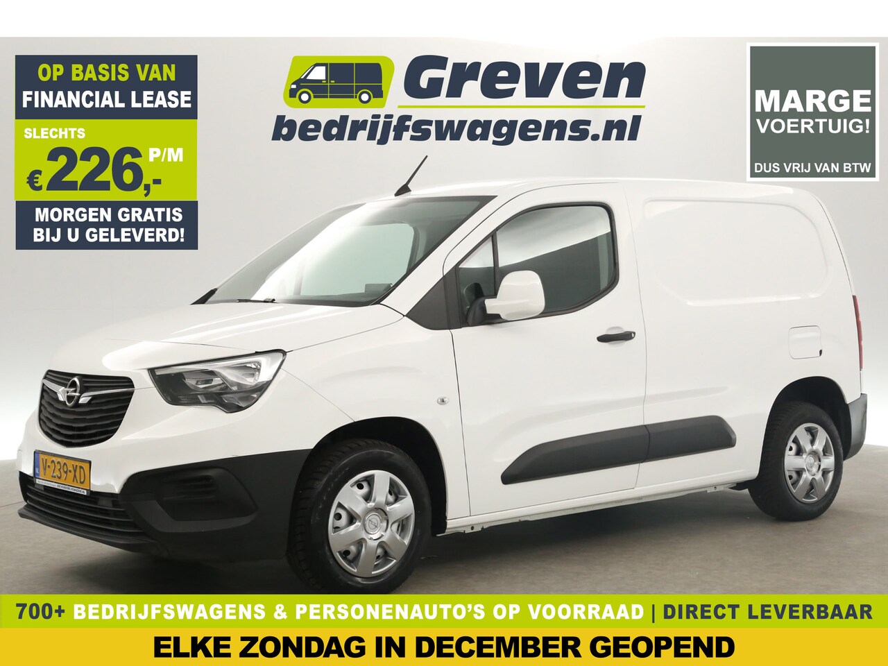 Opel Combo - 1.6D L1H1 Marge Airco Carplay Crusie Navi Parkeersensoren Elektrpakket Schuifdeur - AutoWereld.nl